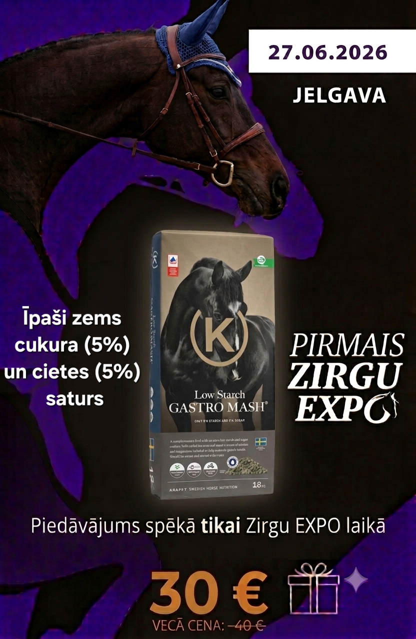 ZIRGU EXPO ĪPAŠAIS PIEDĀVĀJUMS: Krafft Gastromash (18kg)