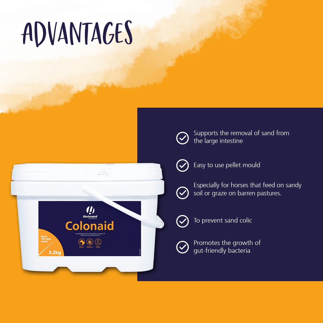 Hestevard COLONAID, 3.2kg (Psyllium Husk)