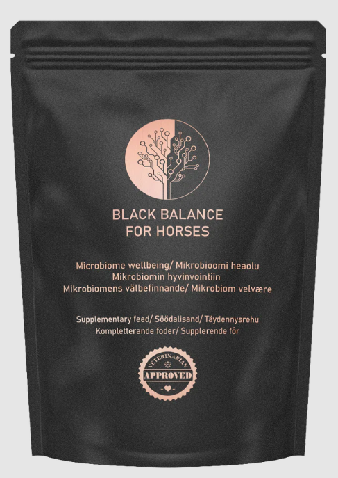 BLACK BALANCE FOR HORSES